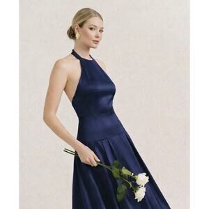 Reformation Lilyann satin dress size 6